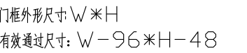 密胺樹脂版凈化單開門節(jié)點(diǎn)示意圖