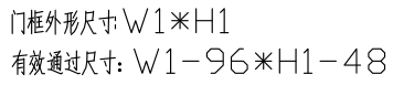 密胺樹脂版凈化單開門節(jié)點(diǎn)示意圖
